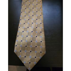 JOS. A. BANK - EXECUTIVE COLLECTION 100% Silk Mens Tie Gold
